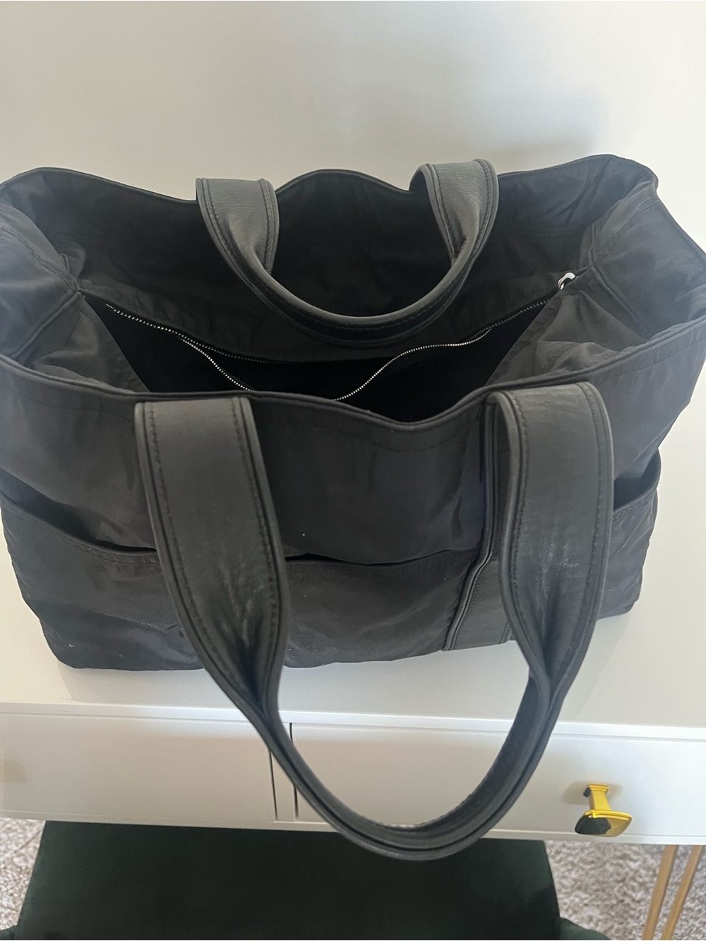 Hermes Alcapulco MM black tote bag 1990s-2000 - Picture 3 of 16
